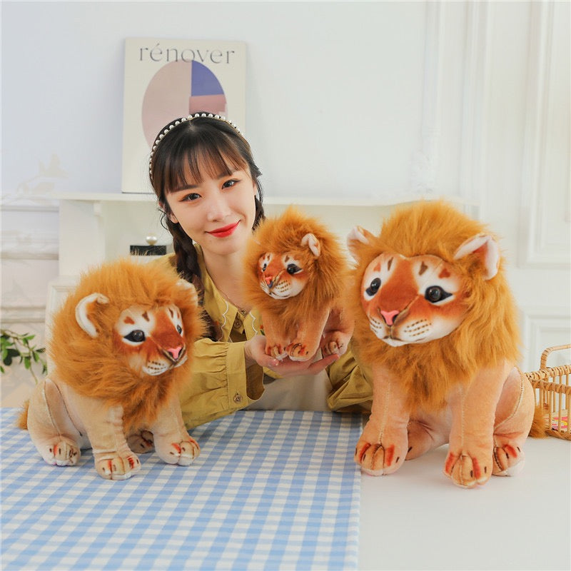 Realistic Lion Plush