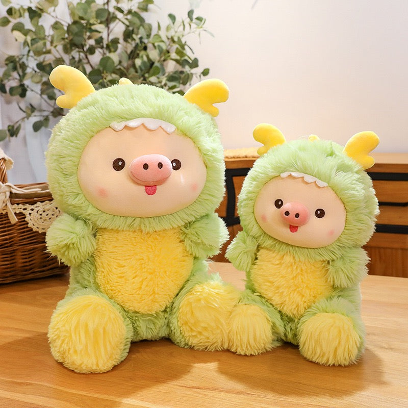 Dino Pig Body Pillow