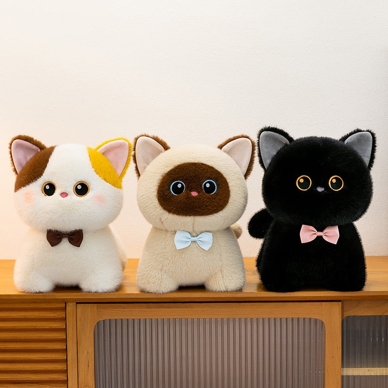Bow Tie Cat Plush