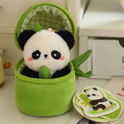 Bamboo Panda Keychain