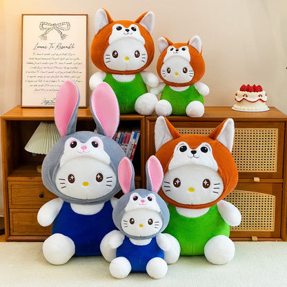 Bunny Ear Cat Plush