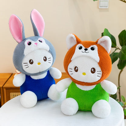 Bunny Ear Cat Plush