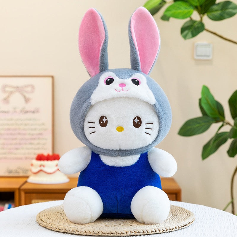 Bunny Ear Cat Plush