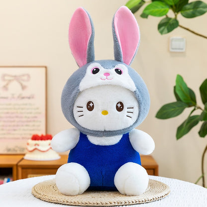 Bunny Ear Cat Plush