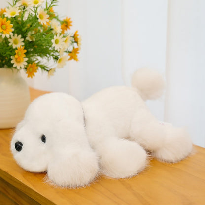 Lazy Teddy Pup Plush