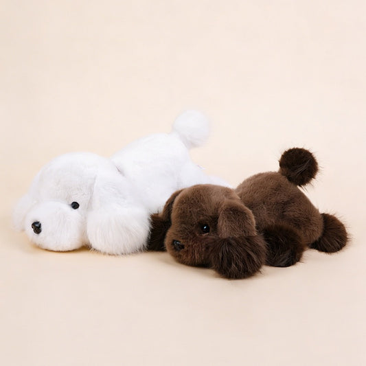 Lazy Teddy Pup Plush