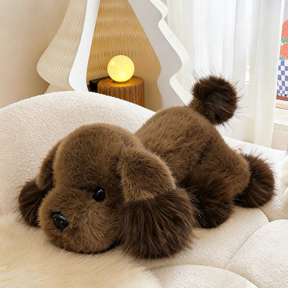 Lazy Teddy Pup Plush