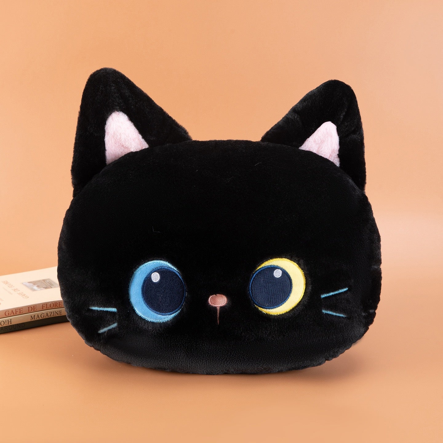 Calico And Black Cat Cushion