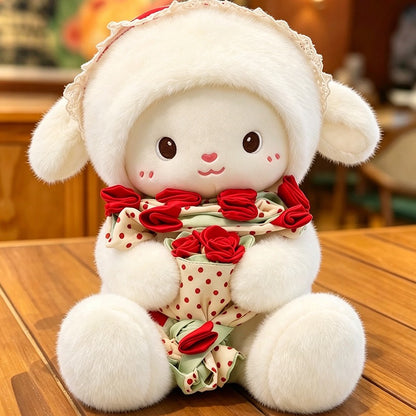 Magnet Rose Lamb Plush