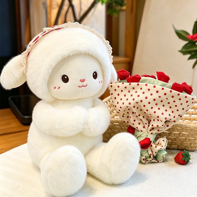Magnet Rose Lamb Plush