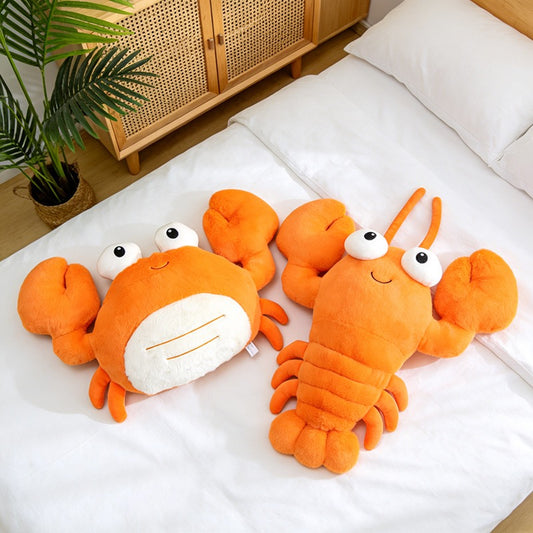 Crab And Lobster Cuddle Pillow
