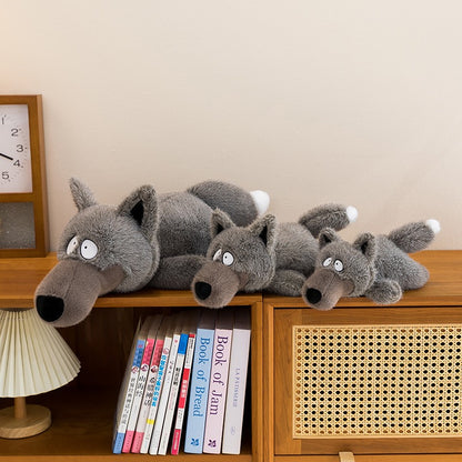 Happy Wolf Buddy Pillow