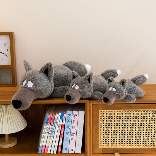 Happy Wolf Buddy Pillow