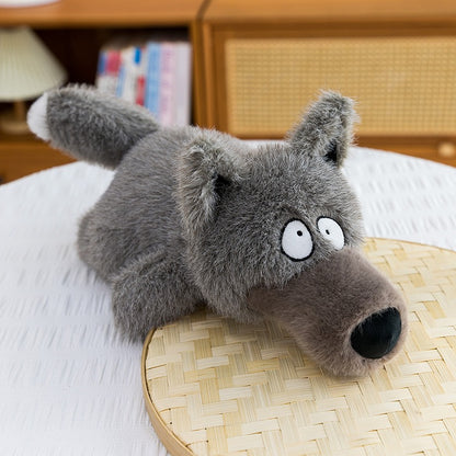 Happy Wolf Buddy Pillow