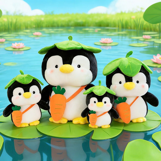 Lotus Leaf Penguin Plush