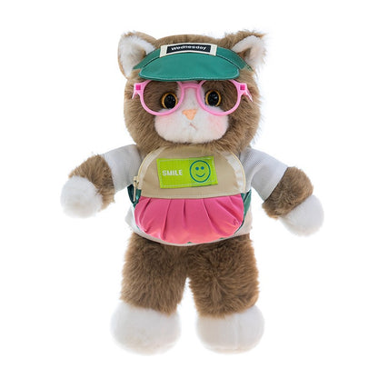 Cartoon Kitty Plush Charm