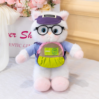Cartoon Kitty Plush Charm