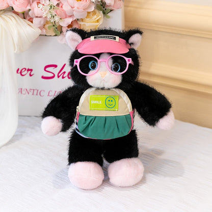 Cartoon Kitty Plush Charm
