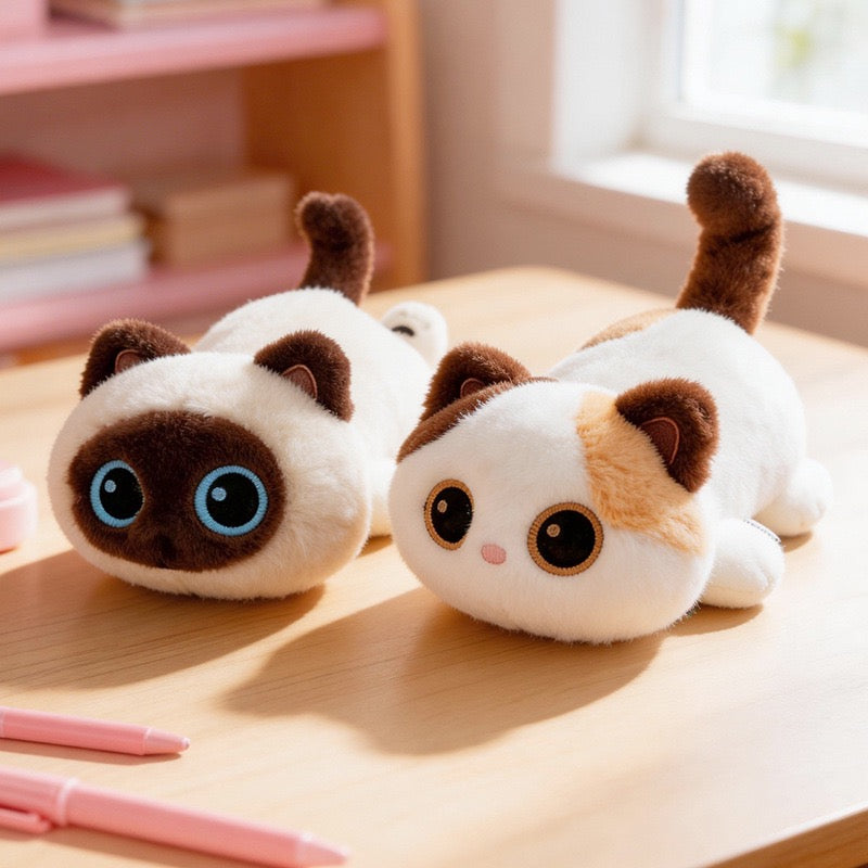 Sleepy Kitty Cuddle Plush