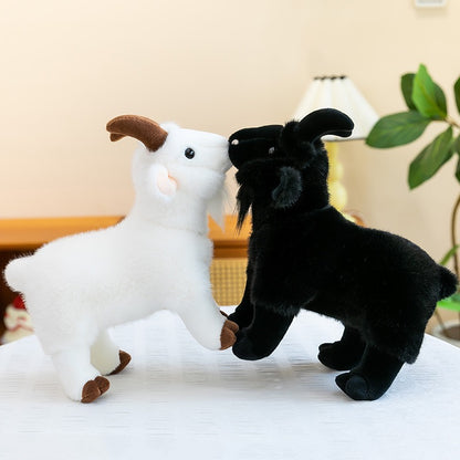 Mini Mountain Goat Plush Decor