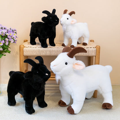 Mini Mountain Goat Plush Decor