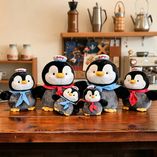 Blue Penguin Toss Plush