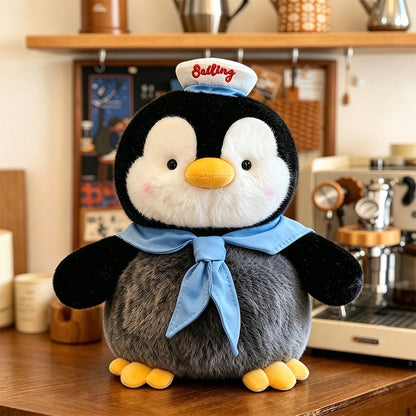 Blue Penguin Toss Plush