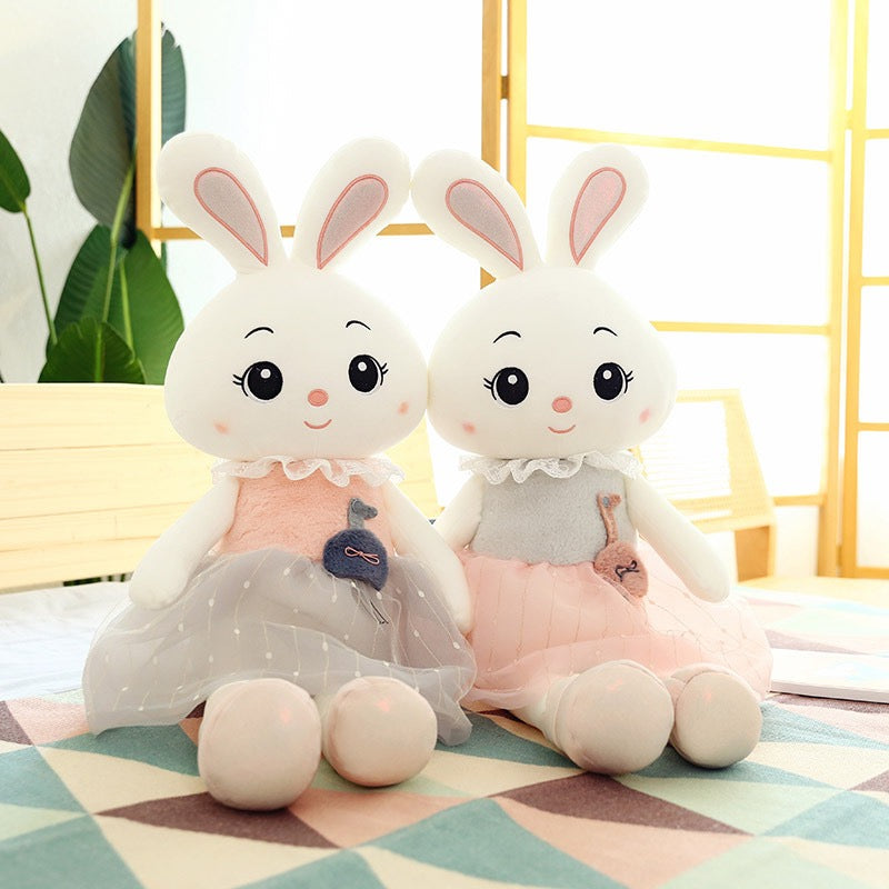 Big-Eyed Princess Bunny Plush