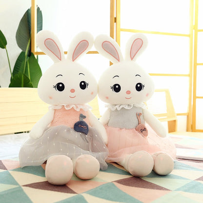 Big-Eyed Princess Bunny Plush