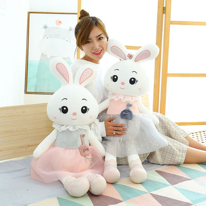 Big-Eyed Princess Bunny Plush