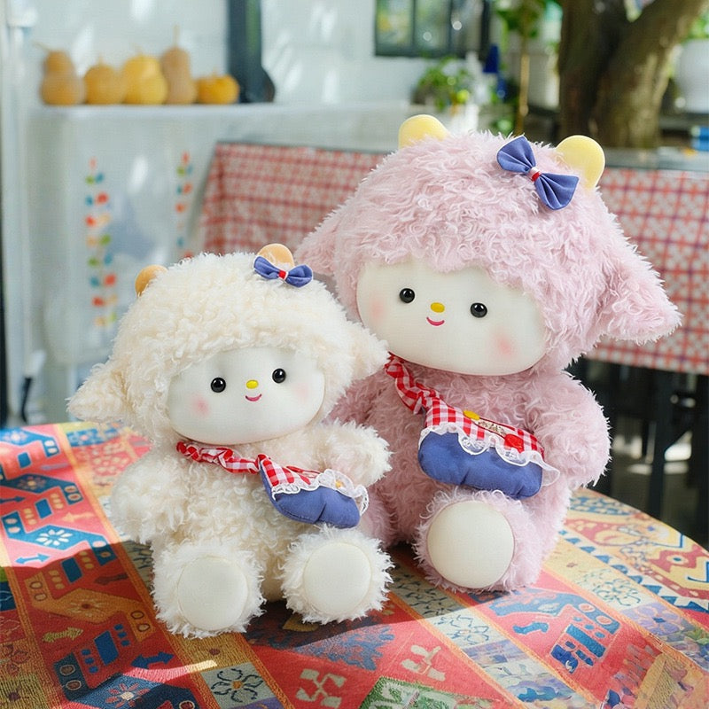Snuggly Lamb Plush Backpack