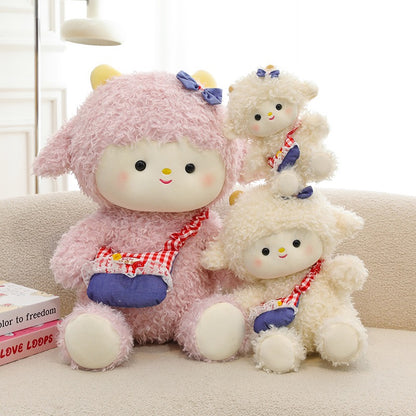 Snuggly Lamb Plush Backpack