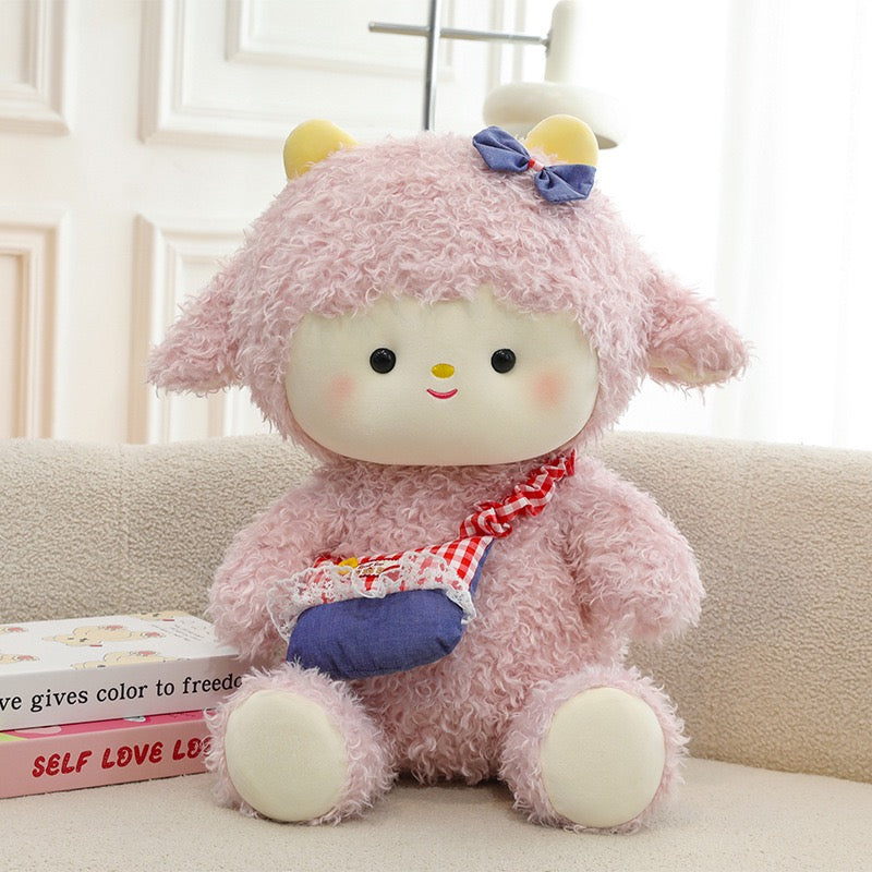 Snuggly Lamb Plush Backpack