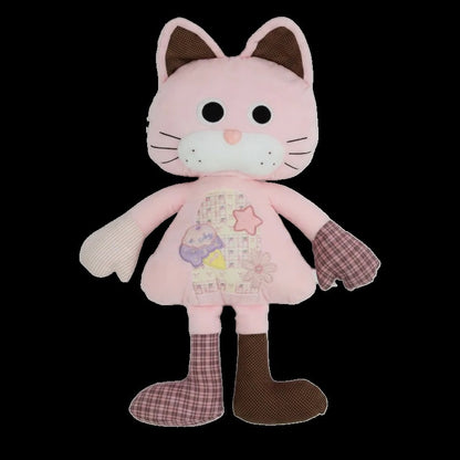 Patchwork Pyjama Kitty Plush
