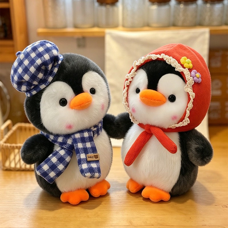 Hatted Penguin Cuddle Plush