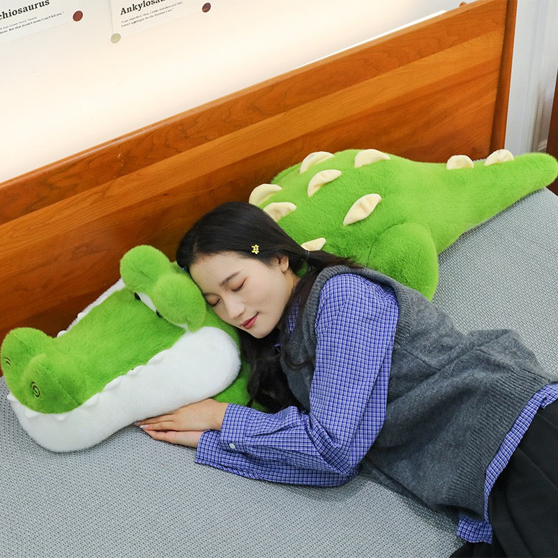 Lazy Gator Cuddle Pillow