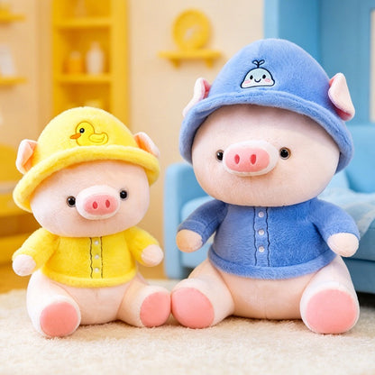 Colourful Piggy Cuddle Pillow