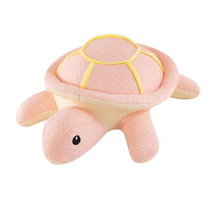 Chill Dino & Goose Flip Pillow