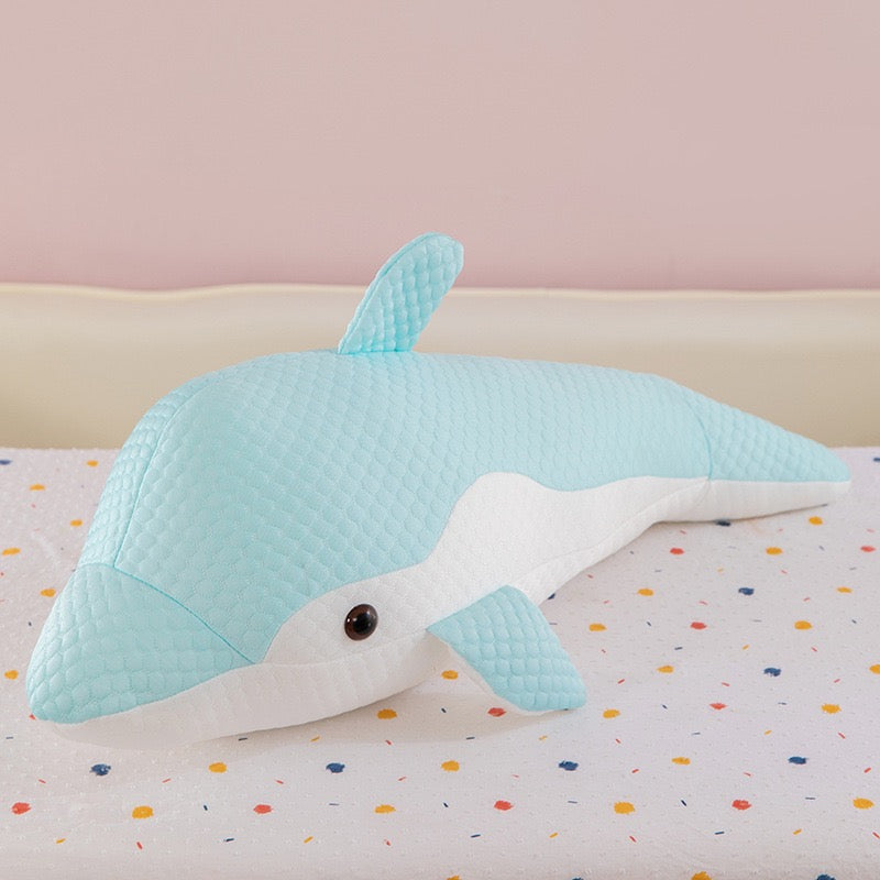 Chill Dino & Goose Flip Pillow