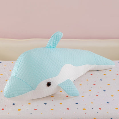 Chill Dino & Goose Flip Pillow