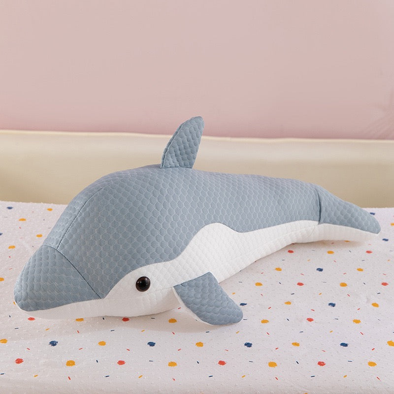 Chill Dino & Goose Flip Pillow