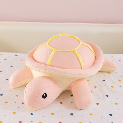 Chill Dino & Goose Flip Pillow