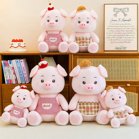Chubby Pastry Chef Pig Plush