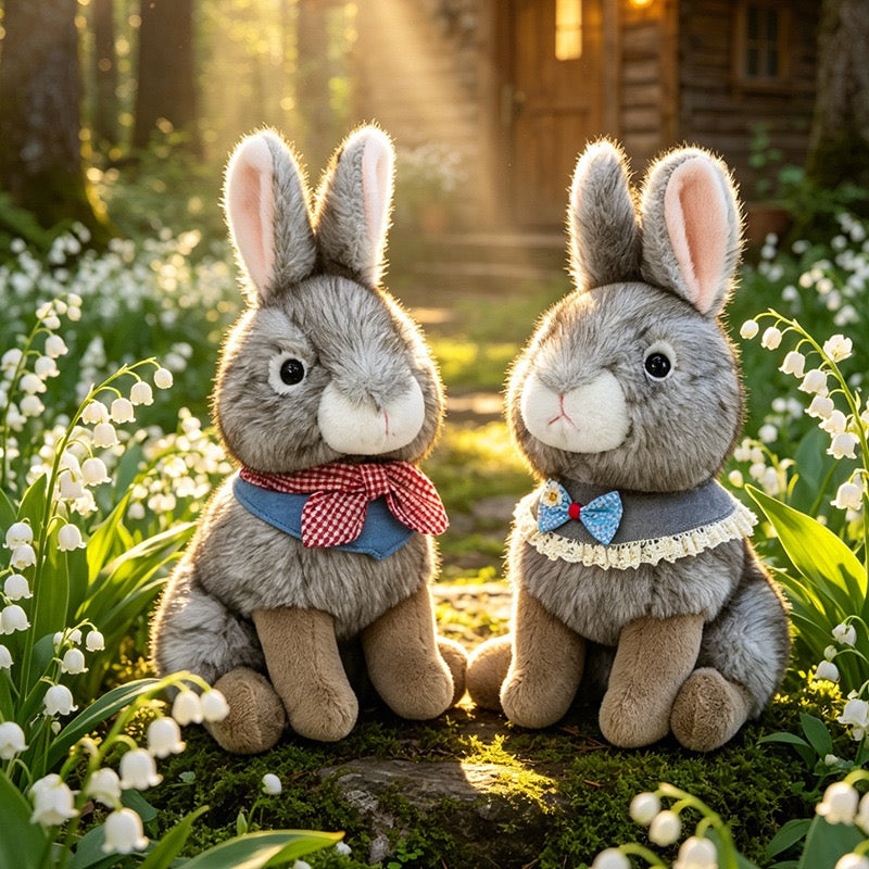 Realistic Easter Bunny Plush