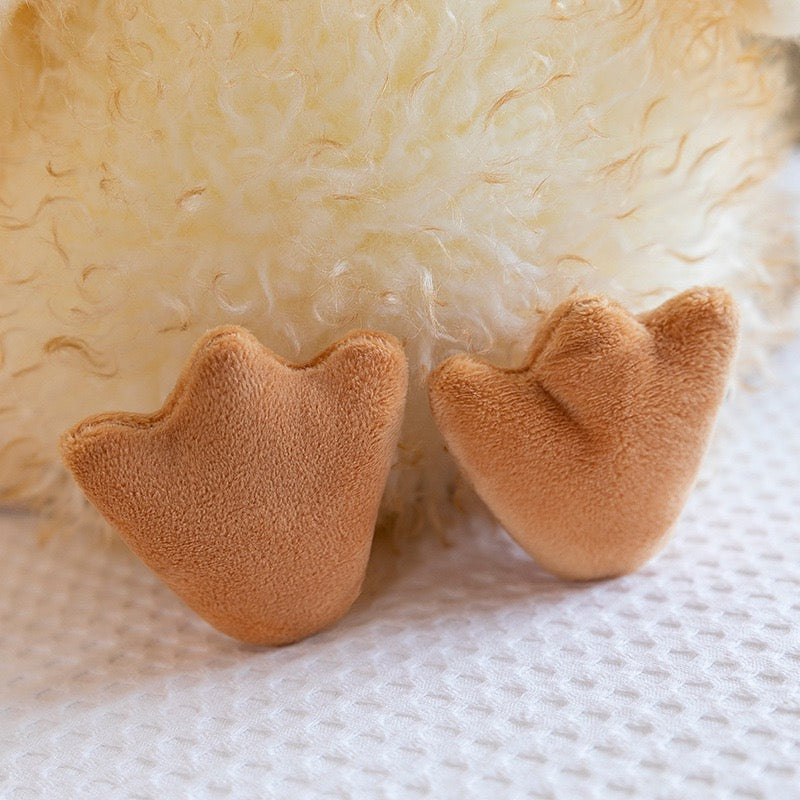 Curly Long-Haired Viral Duck Plush