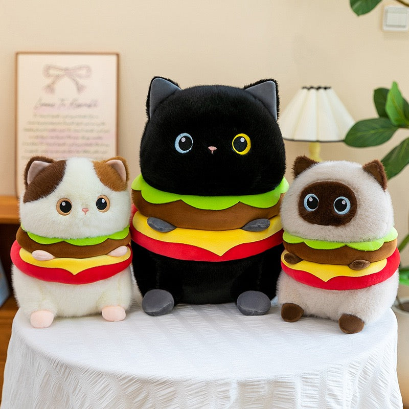 Hamburger Kitty Arcade Plush