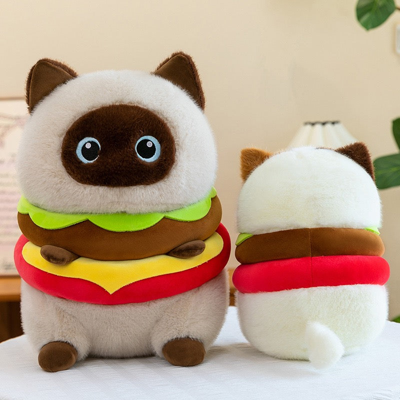 Hamburger Kitty Arcade Plush