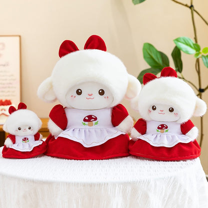 Mushroom Hat Cottage Sheep Plush