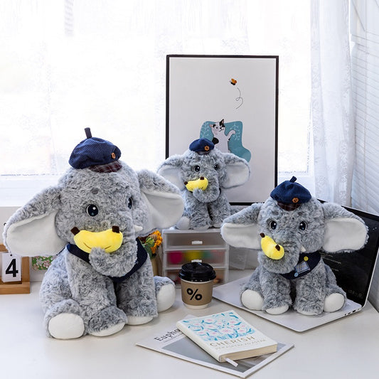 Elephant Fruit Snack Buddy Plush