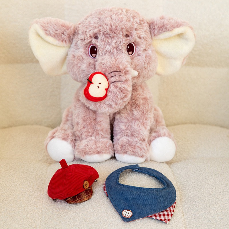 Elephant Fruit Snack Buddy Plush